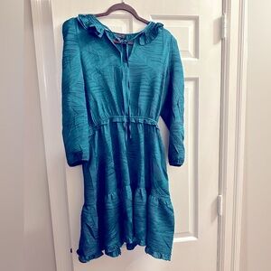 Current Air adorable green ruffled dress. Hits above knee. Size M.